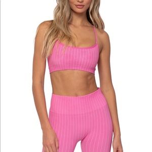 Morgan Stewart workout set yoga pants sports bra